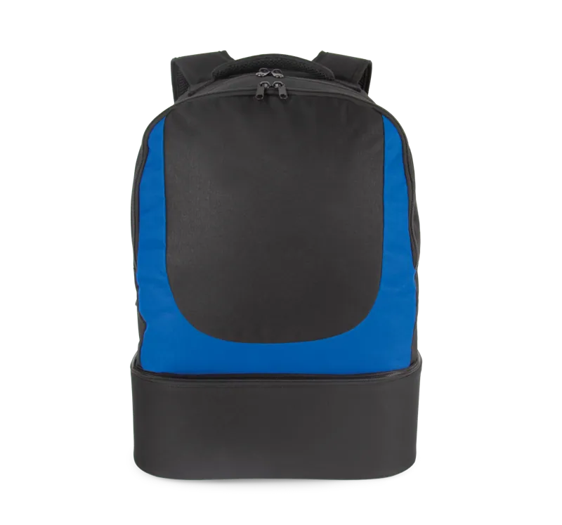 Rugzak voor teamsport met stevige bodem in Black / Royal Blue