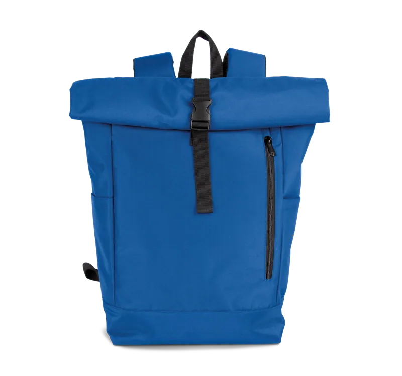 Casual rugzak Roll-Top in Lapis Blue