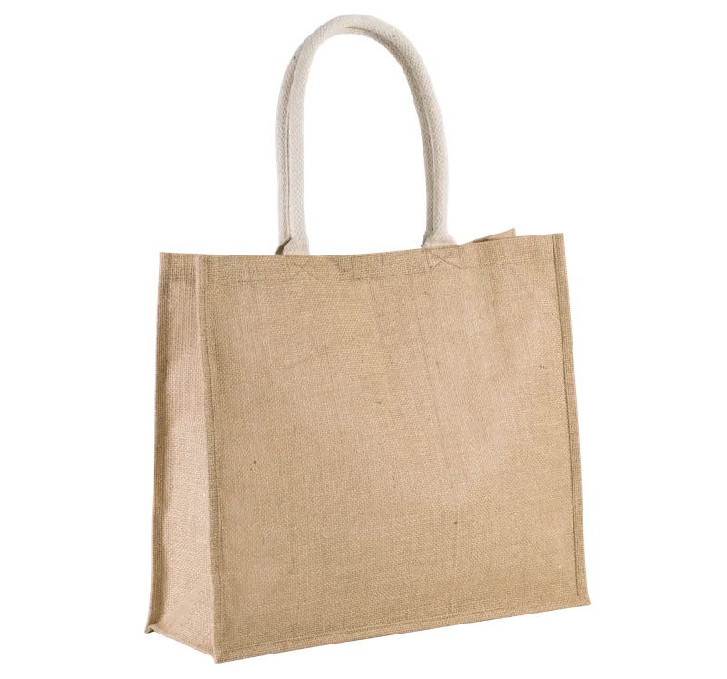 Jute Strandtas in Natural