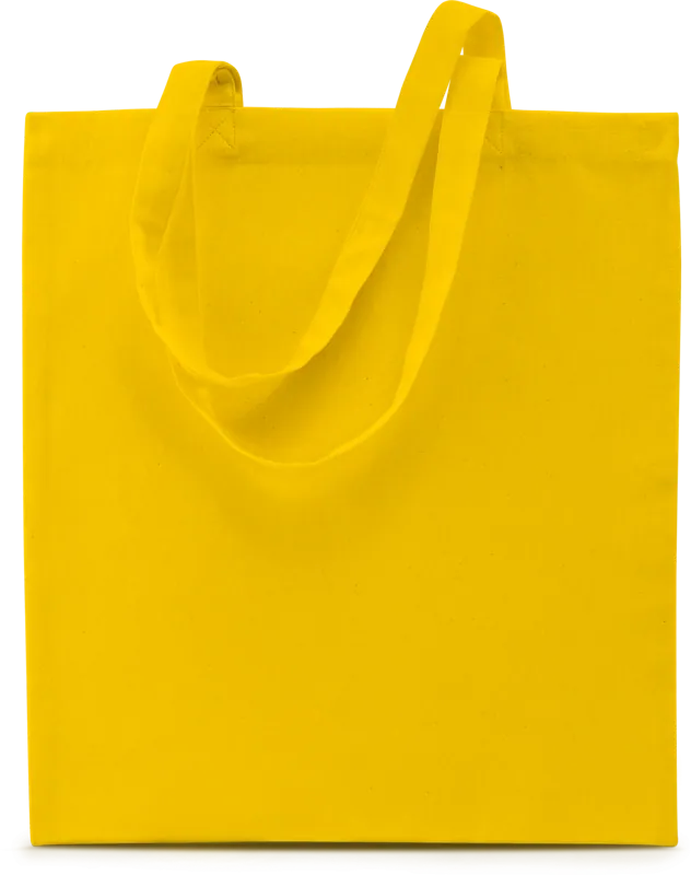 Shopper met lange hengsels in Yellow