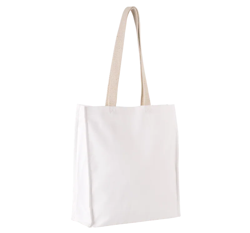 Shopper met plooi in White