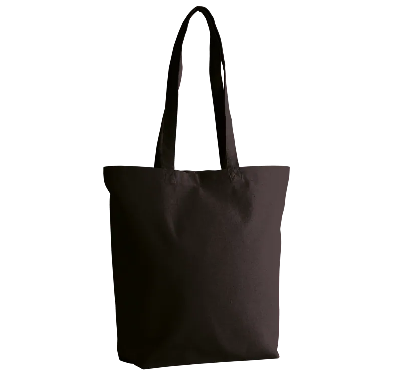 Shopper van biologisch katoen in Black