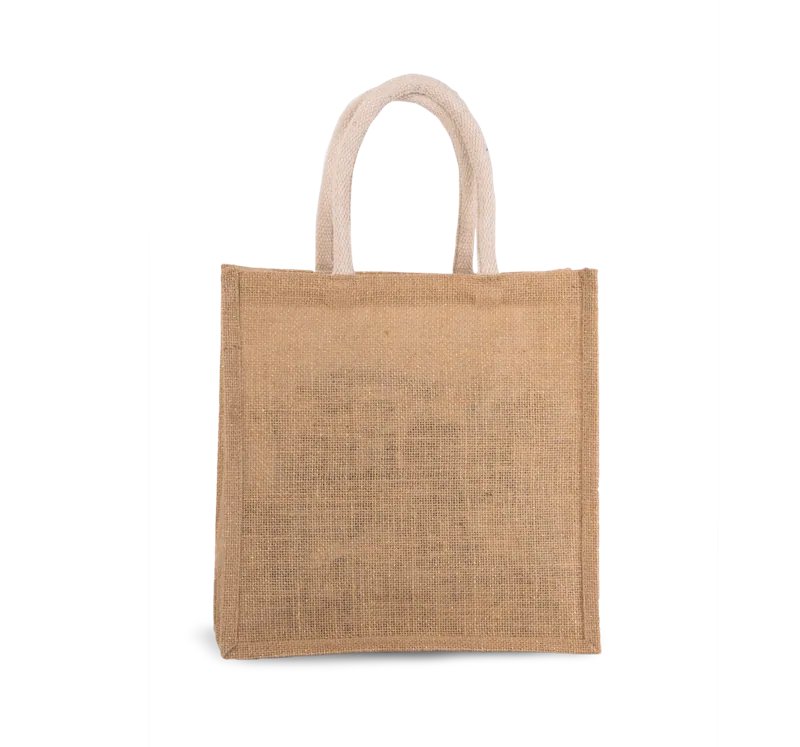 Shopper van jutecanvas - groot model in Natural / Gold