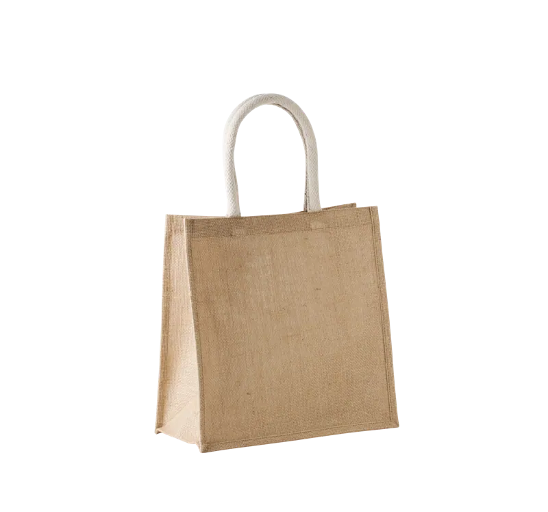 Shopper van jutecanvas - groot model in Natural