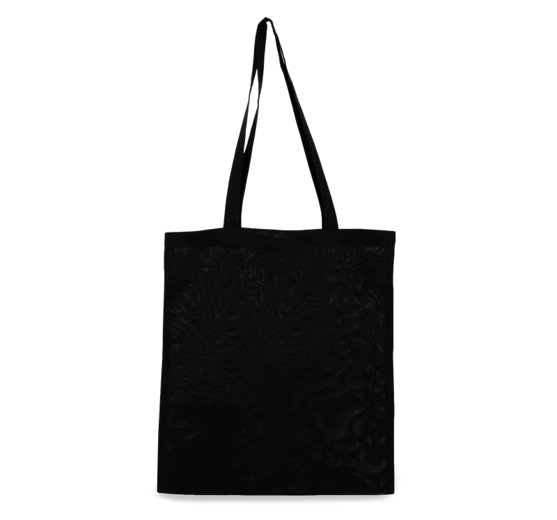 Shopper van biologisch katoen in Black