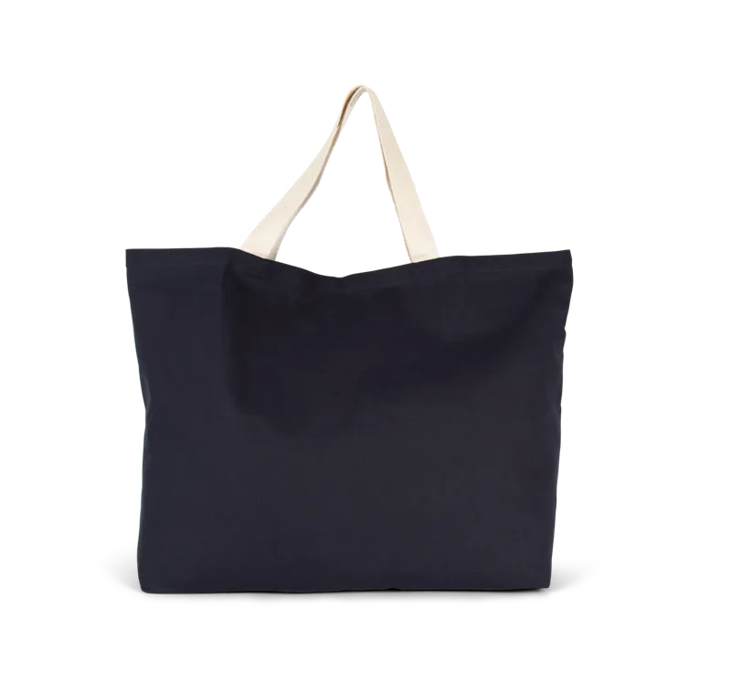 XXL shopper in Navy / Natural