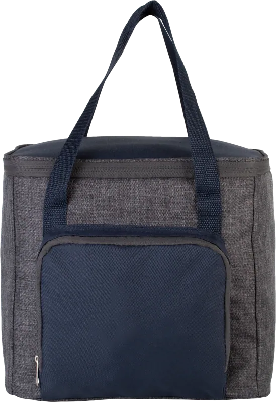 Koeltas met ritszak in Dark Grey Heather / Navy