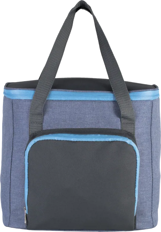 Koeltas met ritszak in Light Blue Heather / Dark Grey