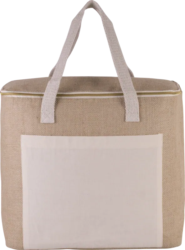 Koeltas van jute - groot model in Natural