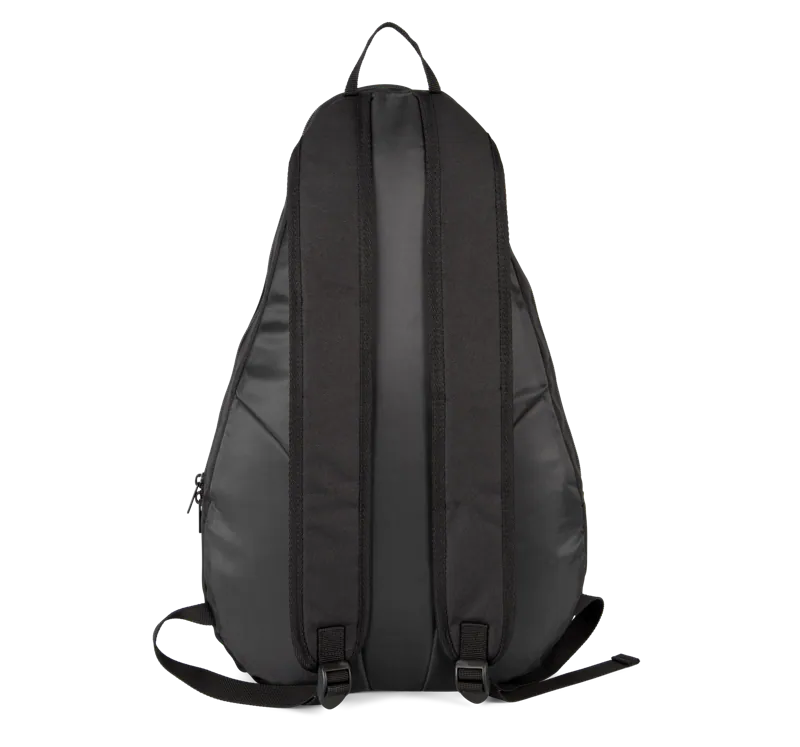 Padelrugzak in Black, achterkant