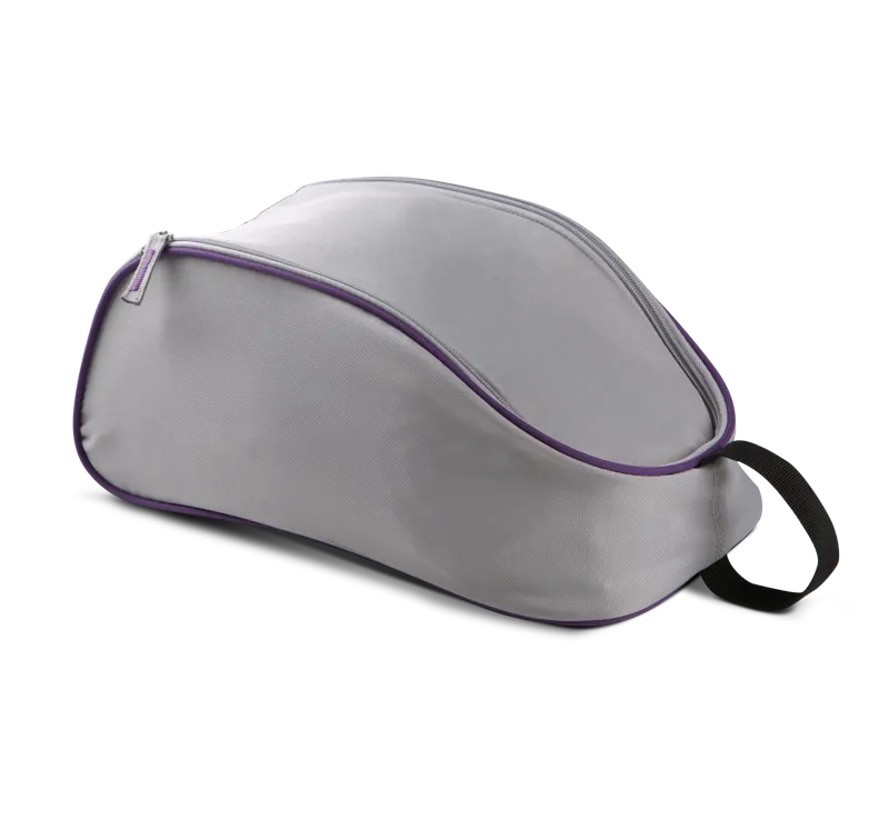 Schoenentas in Light Grey / Purple