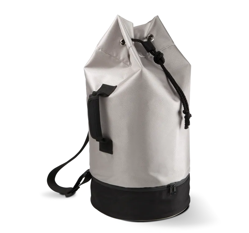Zwemtas met schoenenvak in Light Grey / Black