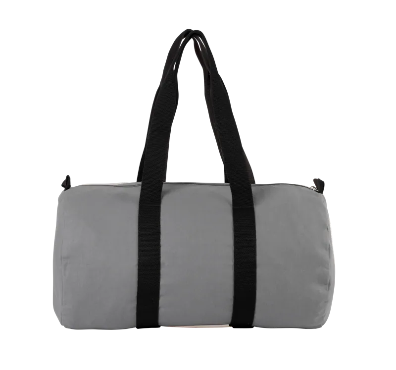 Reistas van katoencanvas in Grey / Black