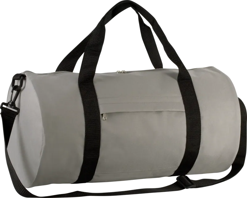 Cilindervormige reistas in Light Grey / Black