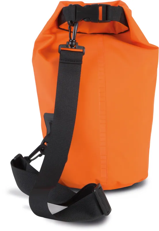 Waterdichte tas met roll-top 5 L in Orange, achterkant