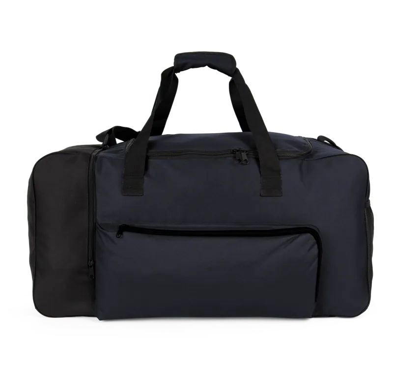 Grote sporttas met zijvak in Navy / Black