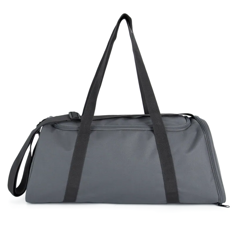 Sporttas met schoenenvak in Full Grey / Dark Grey