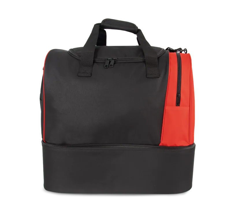 Sporttas met stevige bodem in Black / Red