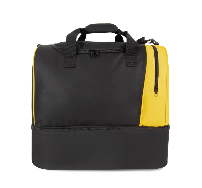 Sporttas met stevige bodem in Black / Yellow