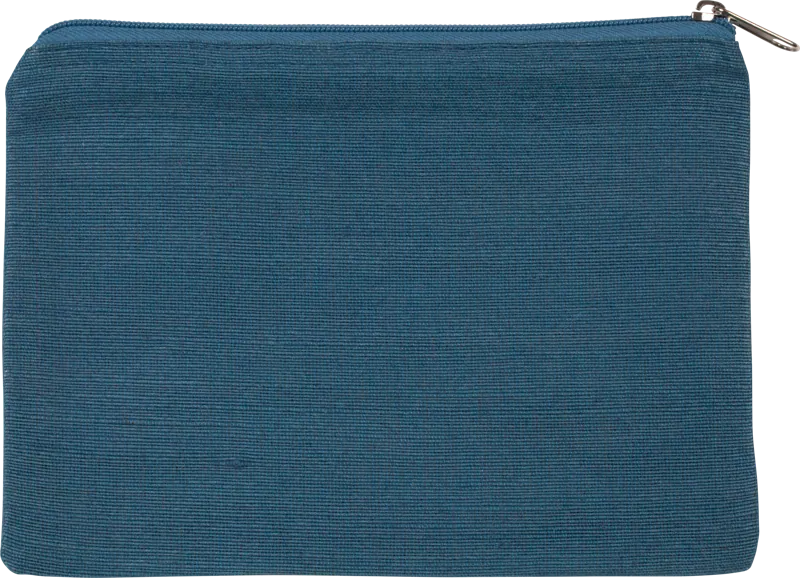 Etui van jute/katoen in Dusty Blue