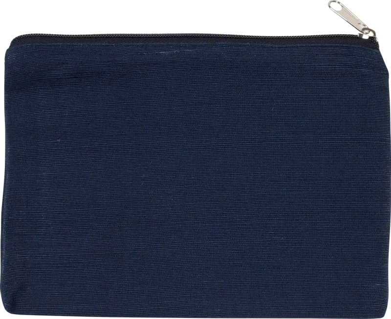 Etui van jute/katoen in Midnight Blue
