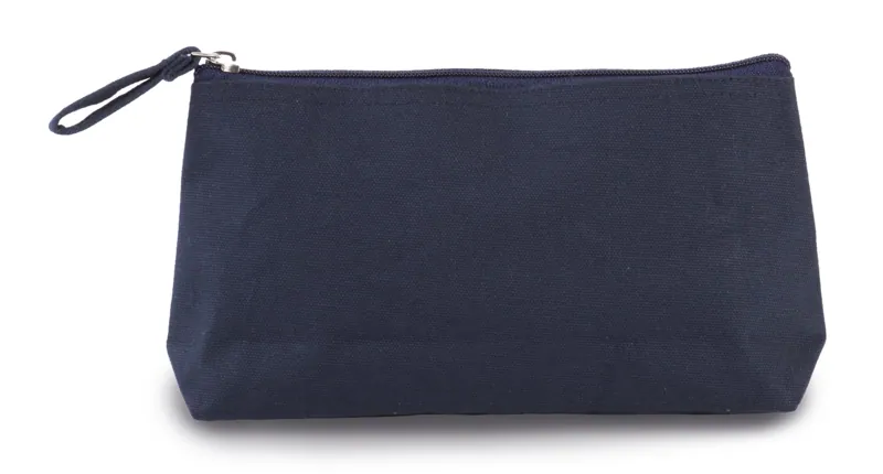 Toilettas van katoen in Midnight Blue