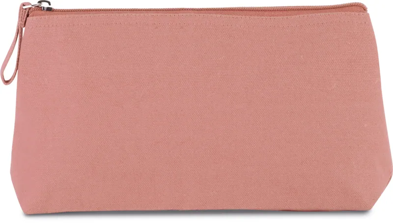 Toilettas van katoen in Dusty Pink