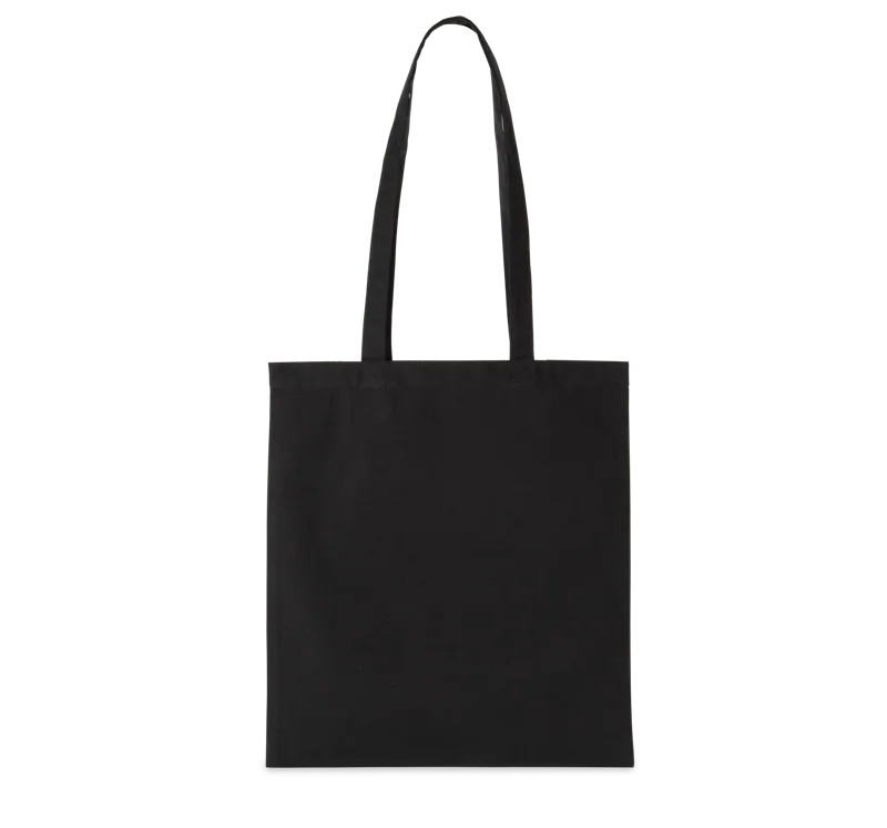 Shopper bamboe in Black
