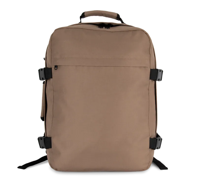 Veelzijdige reisrugzak in Cashew Brown