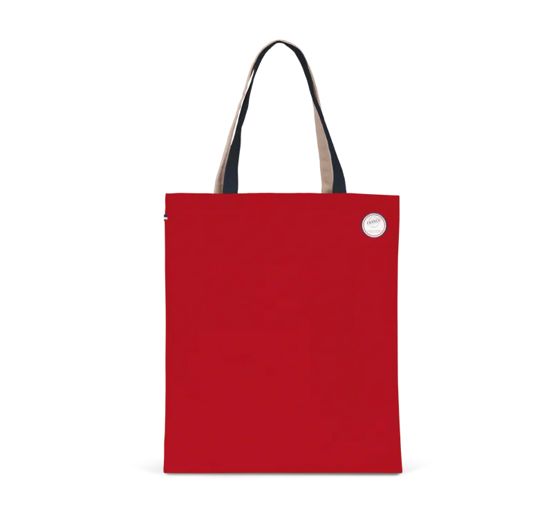 Shopper in drie kleuren-Origine France Garantie in Red
