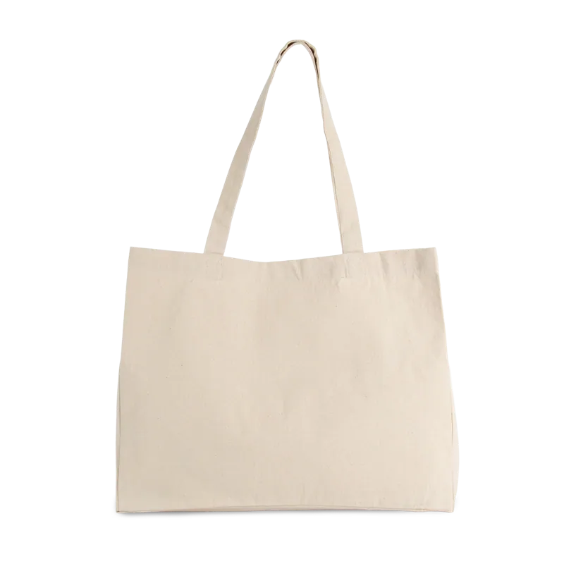 Grote 'evergreen' shopper in Natural
