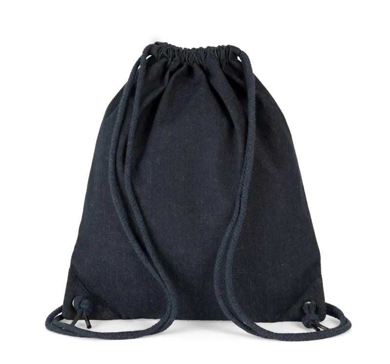 Rugzak van denim in Recycled Denim, achterkant