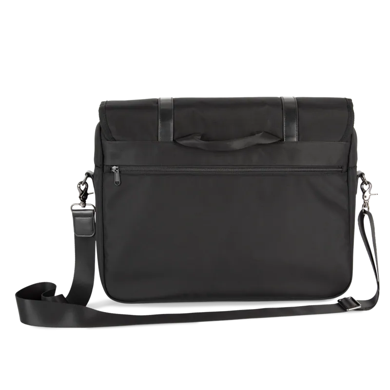 Business messager tas Kialma by K-loop in Black, achterkant