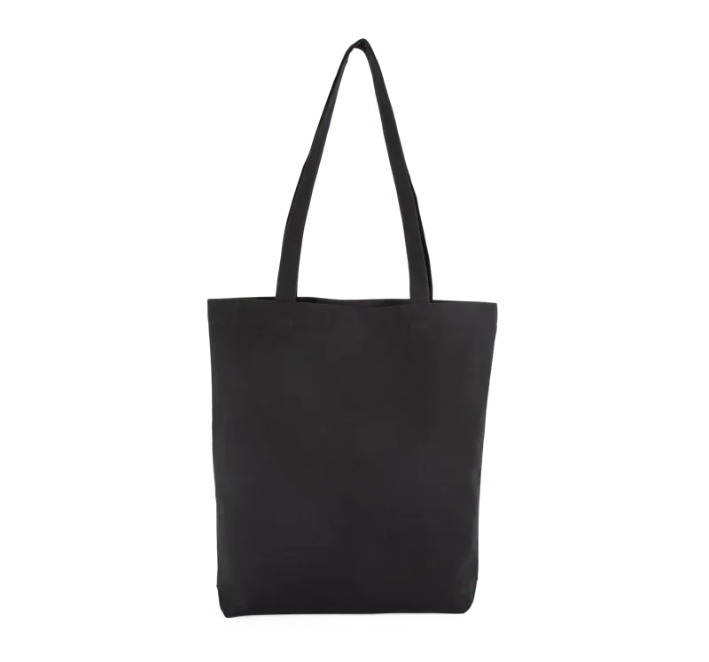 Draagtas van gerecycled katoen in Black Night