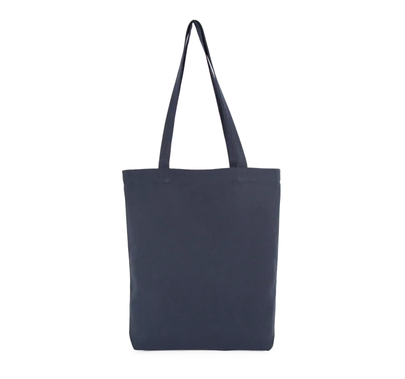 Draagtas van gerecycled katoen in Moonlight Navy