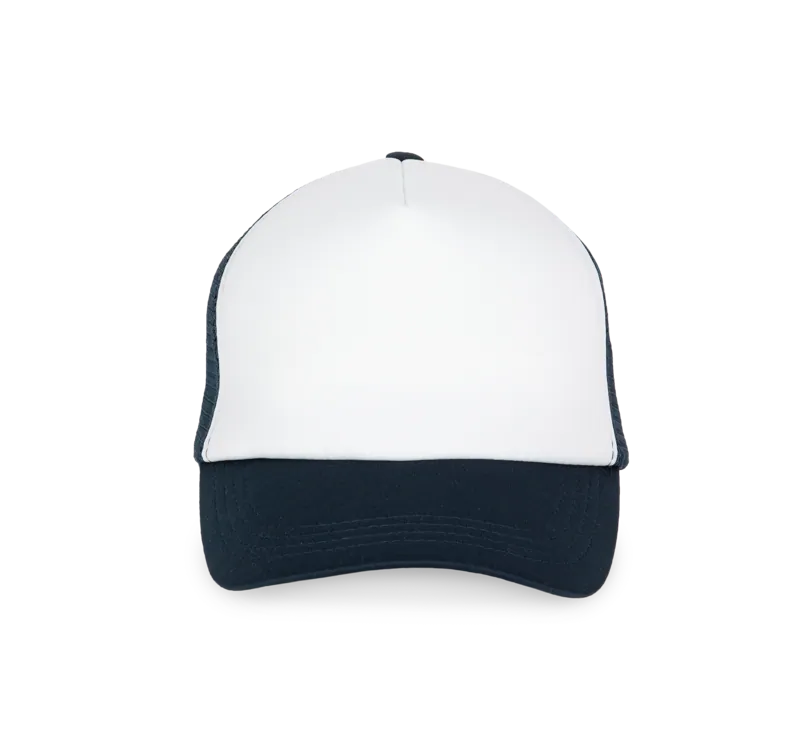Trucker - Pet 5 panelen in White / Navy