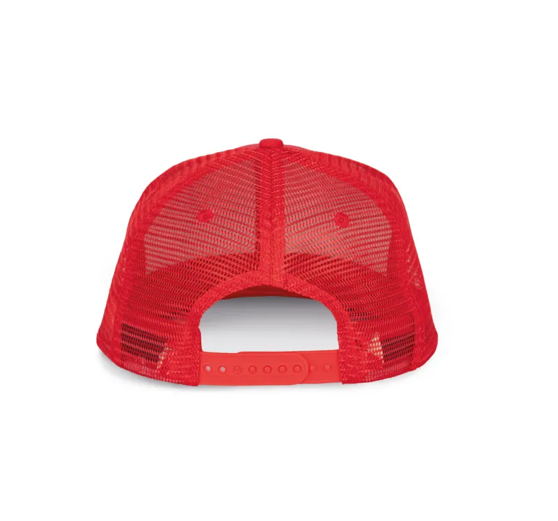 Truckerpet - 6 panelen in Red, achterkant