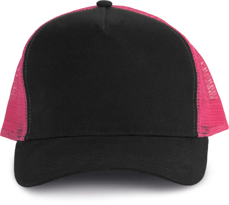 Truckerpet - 5 panelen in Black / Fuchsia