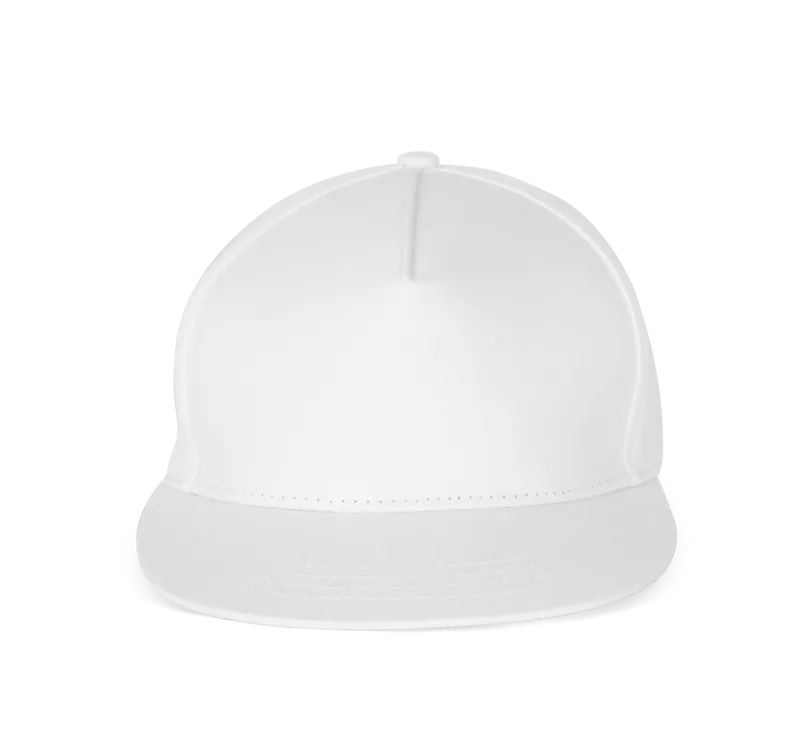 Snapback Pet - 5 Panelen in White