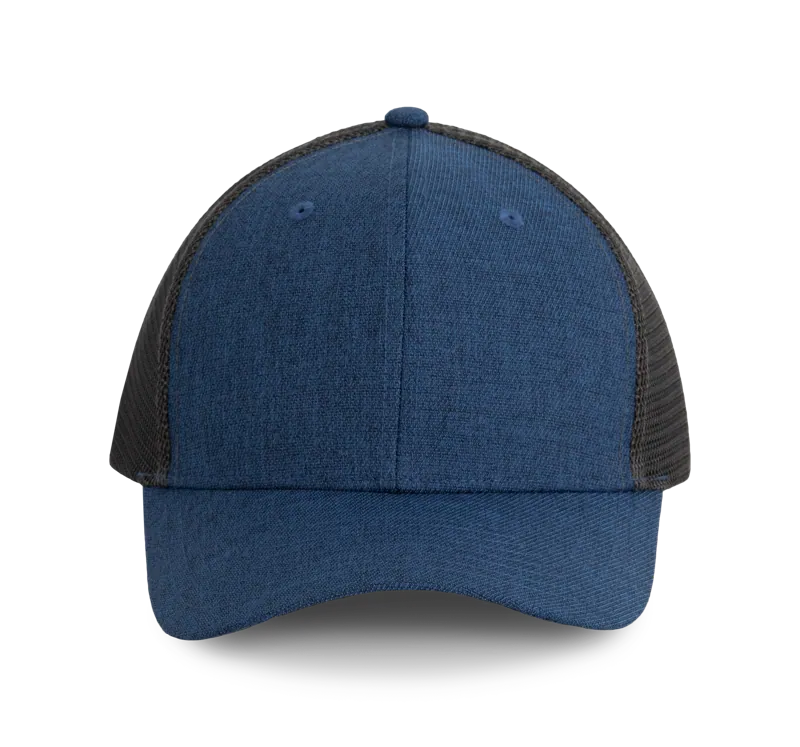 Urban Truckerpet - 6 panelen in Light Navy Heather / Dark Grey