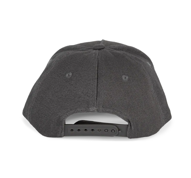 Snapback Kinderpet - 5 Panelen in Dark Grey
