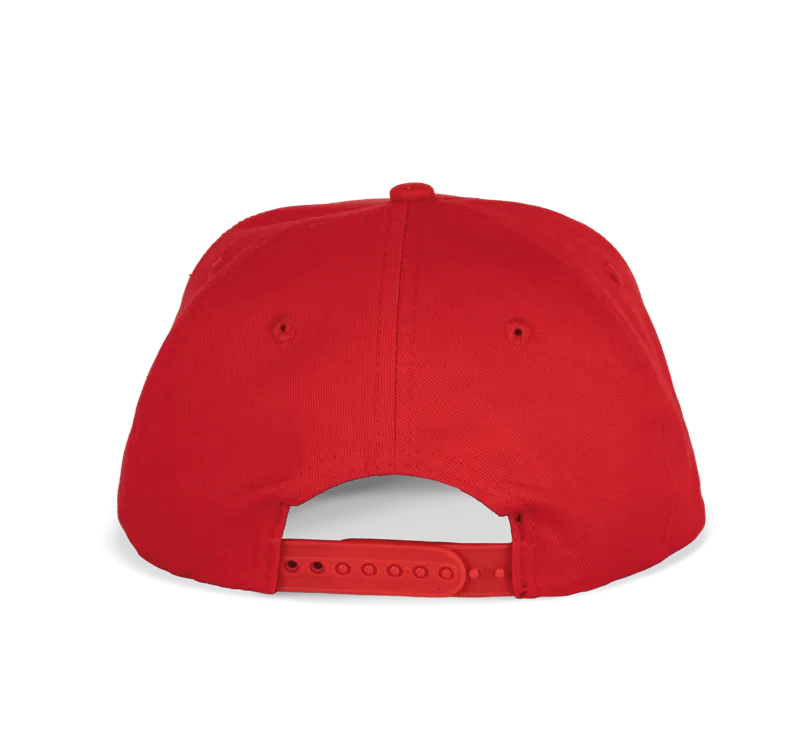 Snapback Kinderpet - 5 Panelen in Red