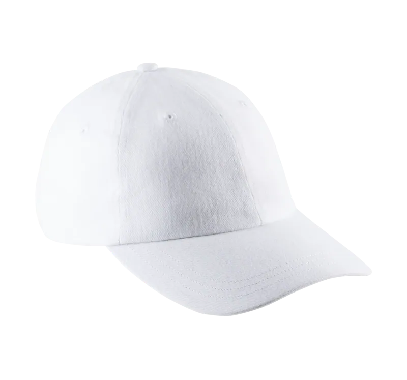 DAD CAP - 6 Panelen in White