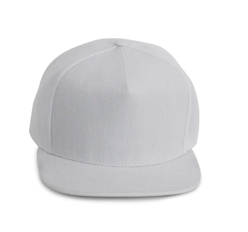Pet Snapback - 5 panelen in White