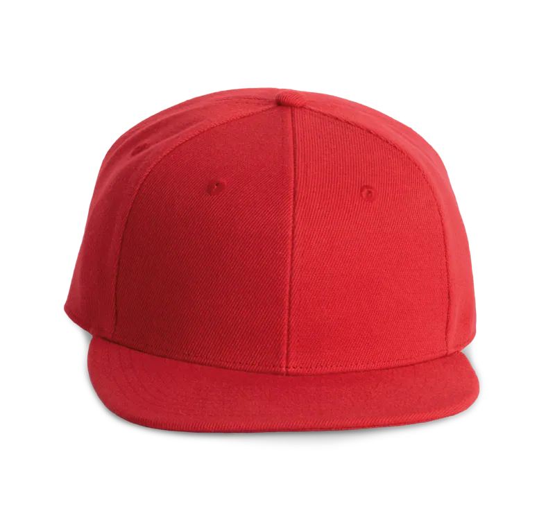 Pet Snapback - 6 panelen in Red