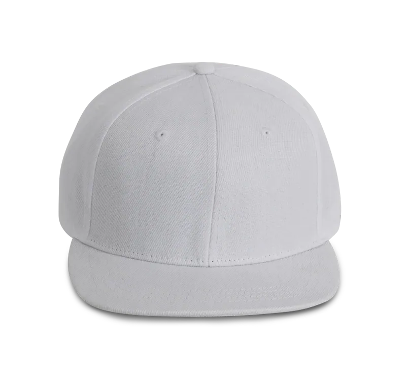Pet Snapback - 6 panelen in White