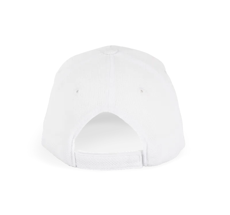 Sportpet Met 6 Panelen in White / Red