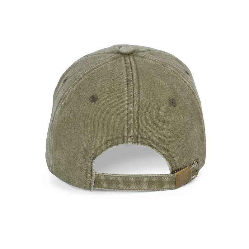 Gescheurde verwassen pet in Washed Ivy Green, achterkant