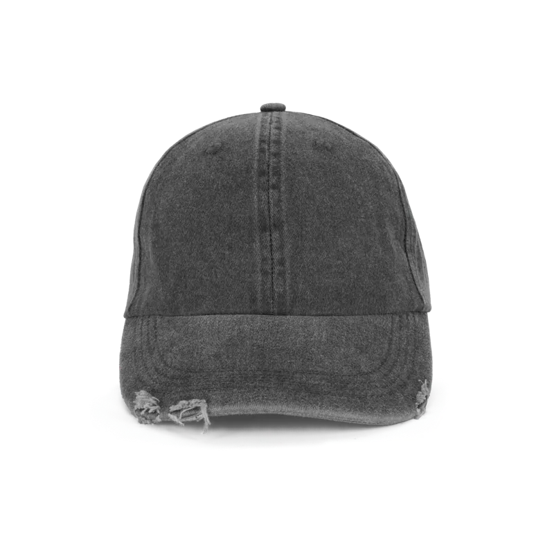 Gescheurde verwassen pet in Washed Black