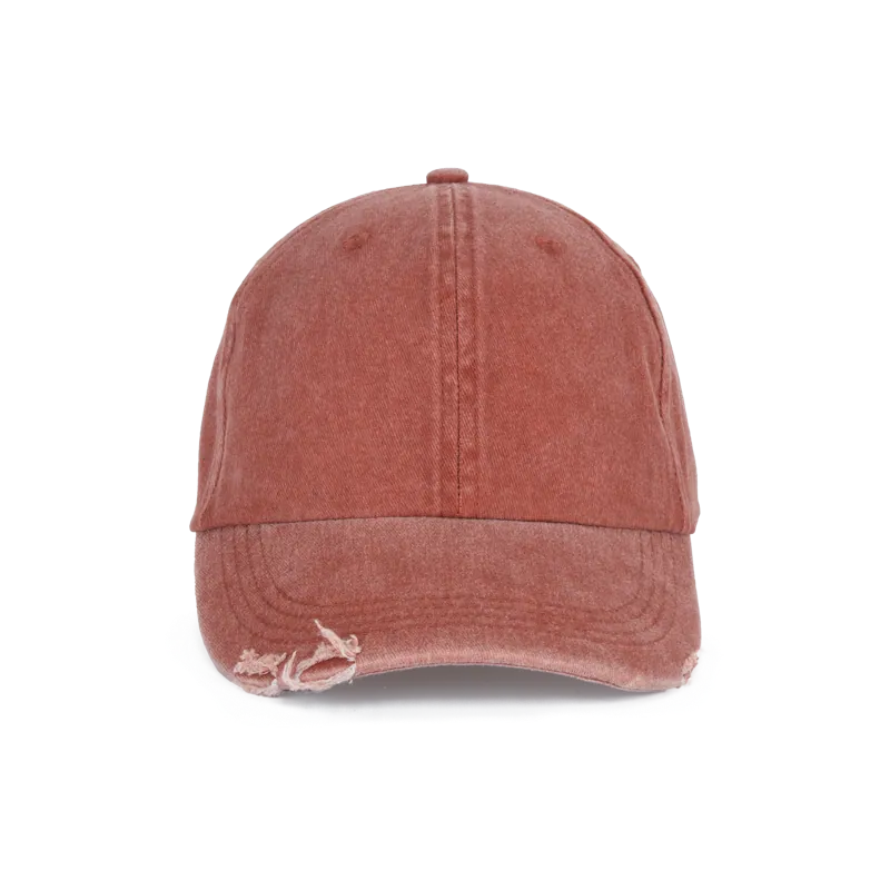 Gescheurde verwassen pet in Washed Orange Brick